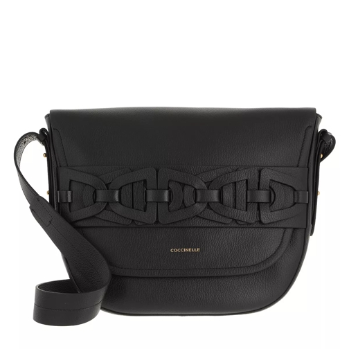Coccinelle Gitane Handbag Grained Leather  Noir Sac hobo