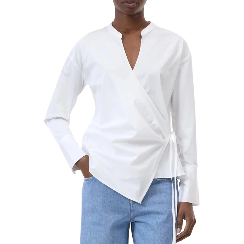 Closed Chemisier Closed Wrapped Blouse Blouses Wit C94762-25e-22 weiß(Image 2)
