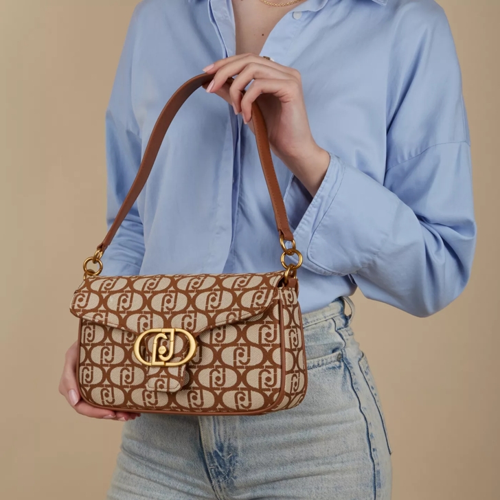 LIU JO Liu Jo Daurin damen Schultertasche Braun AA4314T64 Beige 