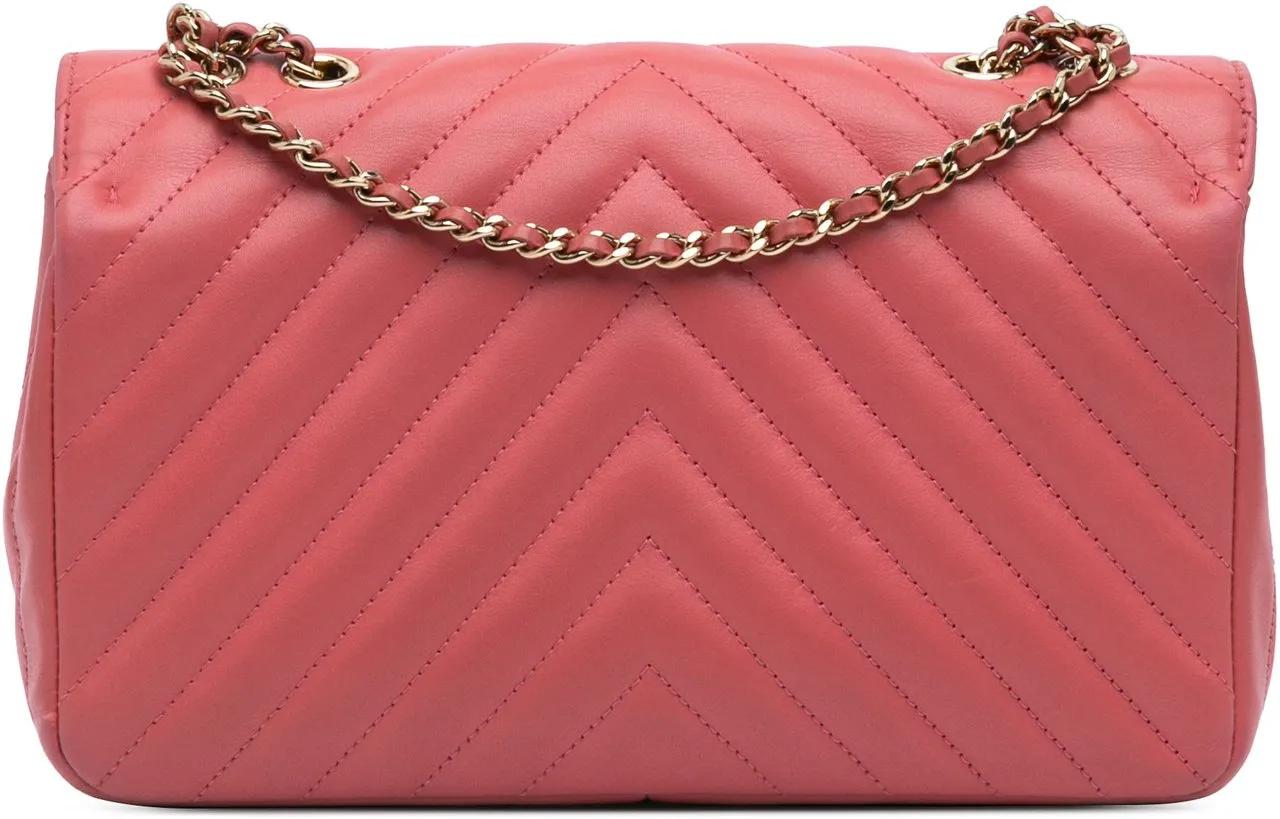 Thumbnail - Chanel Hobo Bags - 2019 Medium Chevron Lambskin Statement Flap - Gr. unisize - in Gold - für Damen