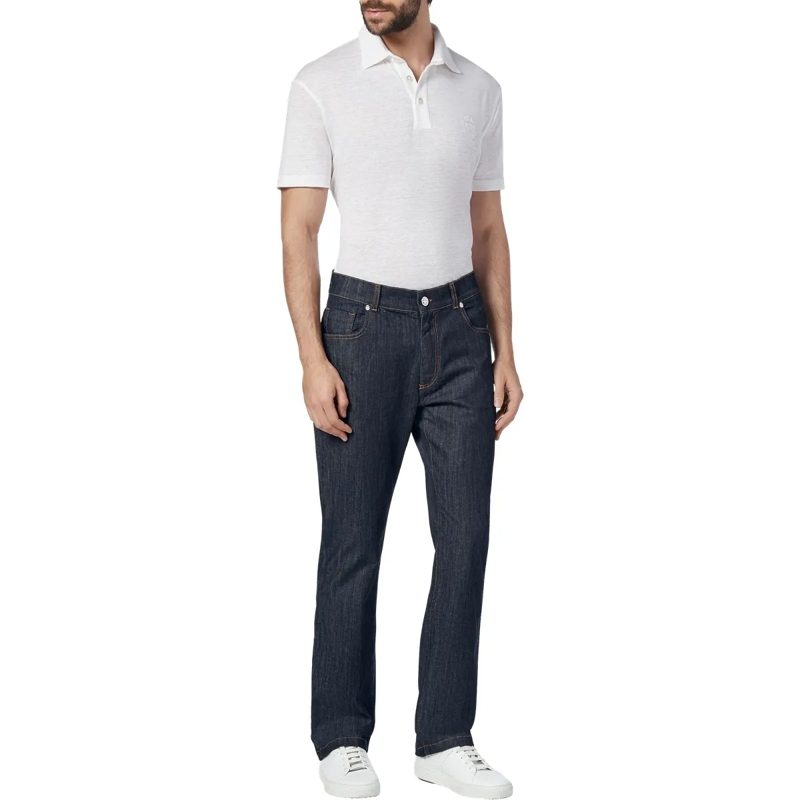 BILLIONAIRE Jeans mit geradem Bein Jeans Regular Fit Double B dunkel-blau(Image 3)