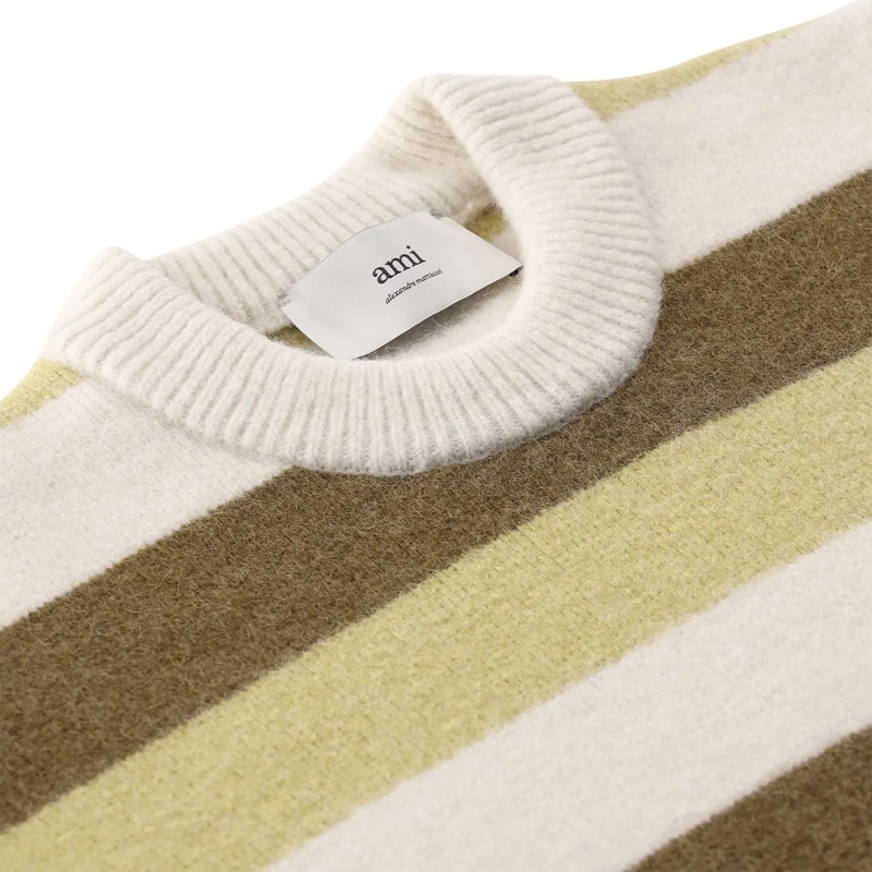 AMI Paris Pullover Pullover aus Wolle mehrfarbig(Image 4)