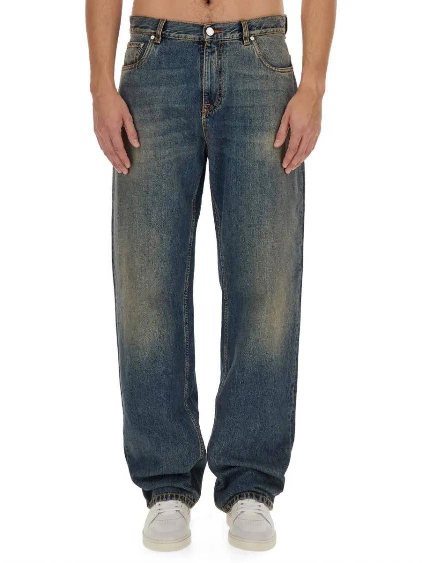 Thumbnail - Etro - Faded Wash Denim Jeans - Größe 33 - grau