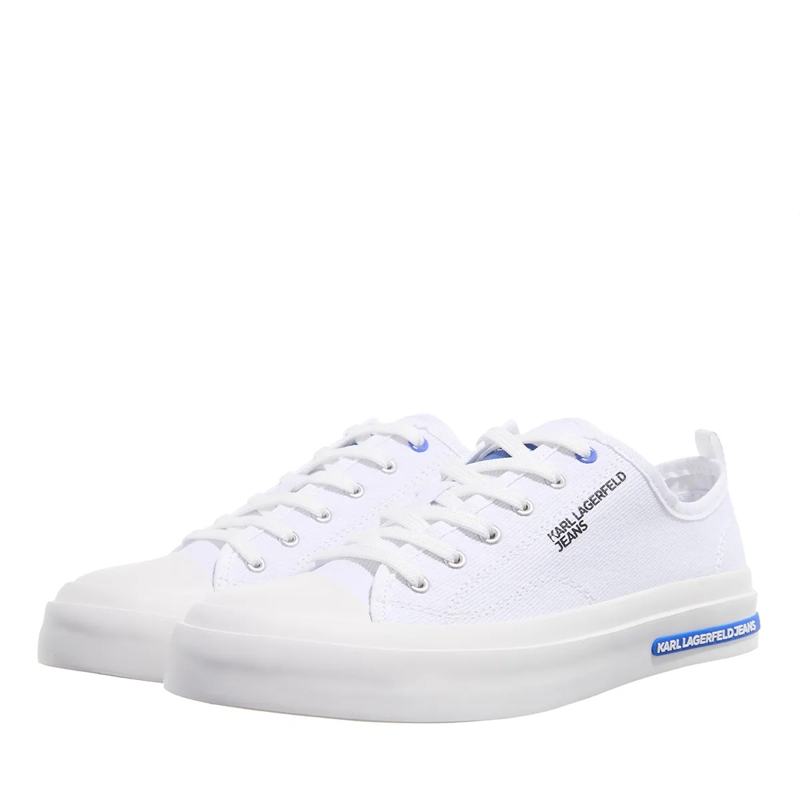 Karl Lagerfeld Jeans Low-Top-Sneaker Klj Vulc Lo Lace White Canvas