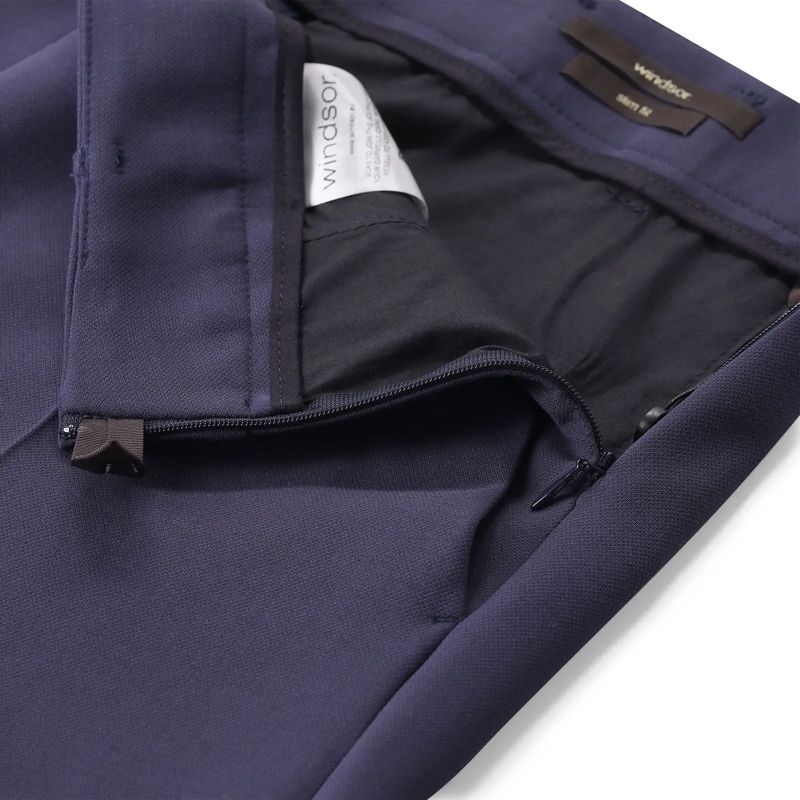 windsor.  Regular-Fit Stoffhose blau(Image 3)
