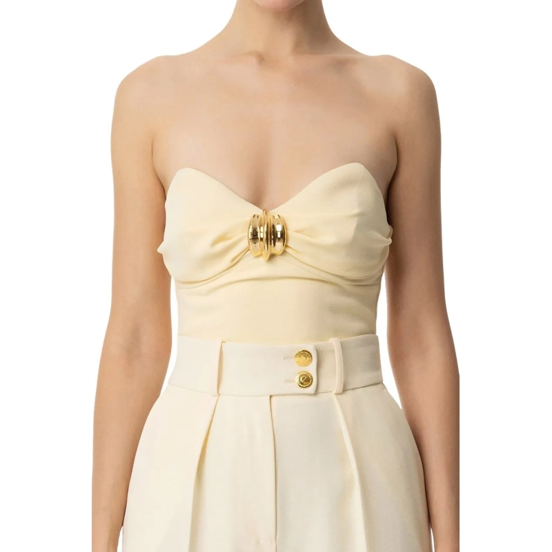 Elisabetta Franchi T-shirt Top Lemonade mehrfarbig