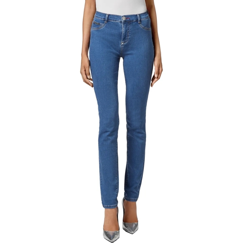 Philipp Plein Skinny-Leg-Jeans Jeggings blau(Image 7)