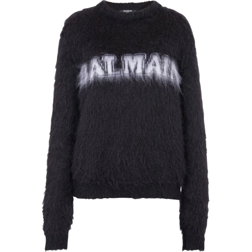 Balmain Sweatshirts Sweaters Black schwarz