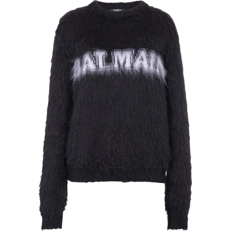 Balmain Sweatshirt Sweaters Black schwarz