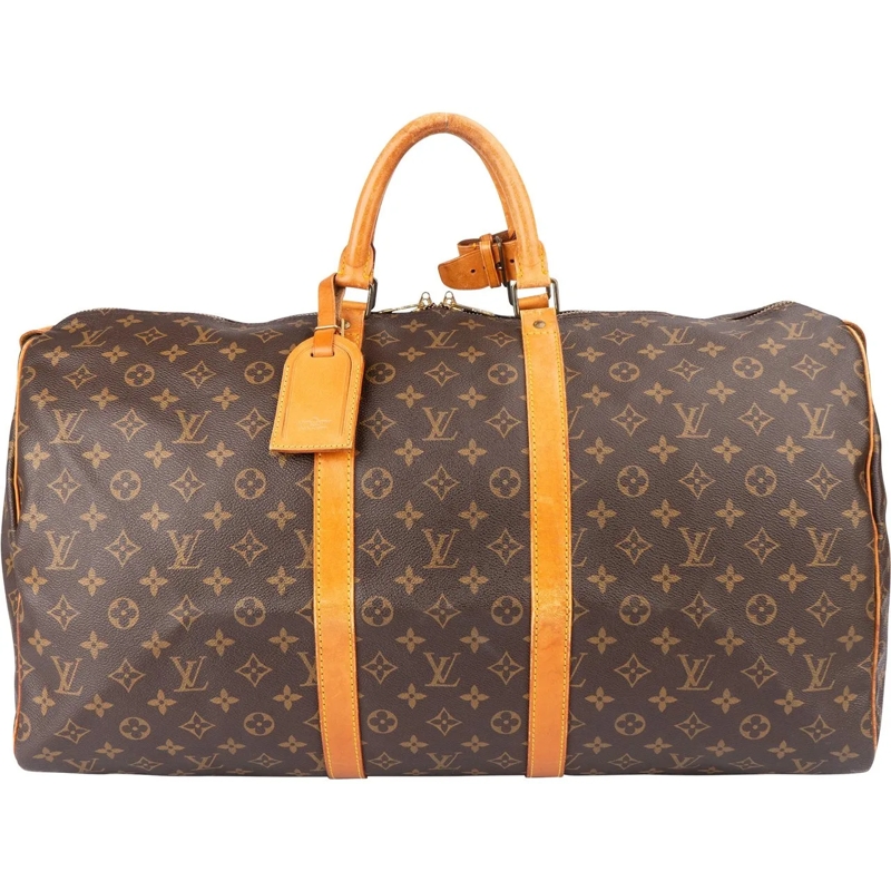 Louis Vuitton Tote Louis Vuitton Canvas Monogram Keepall 55 braun