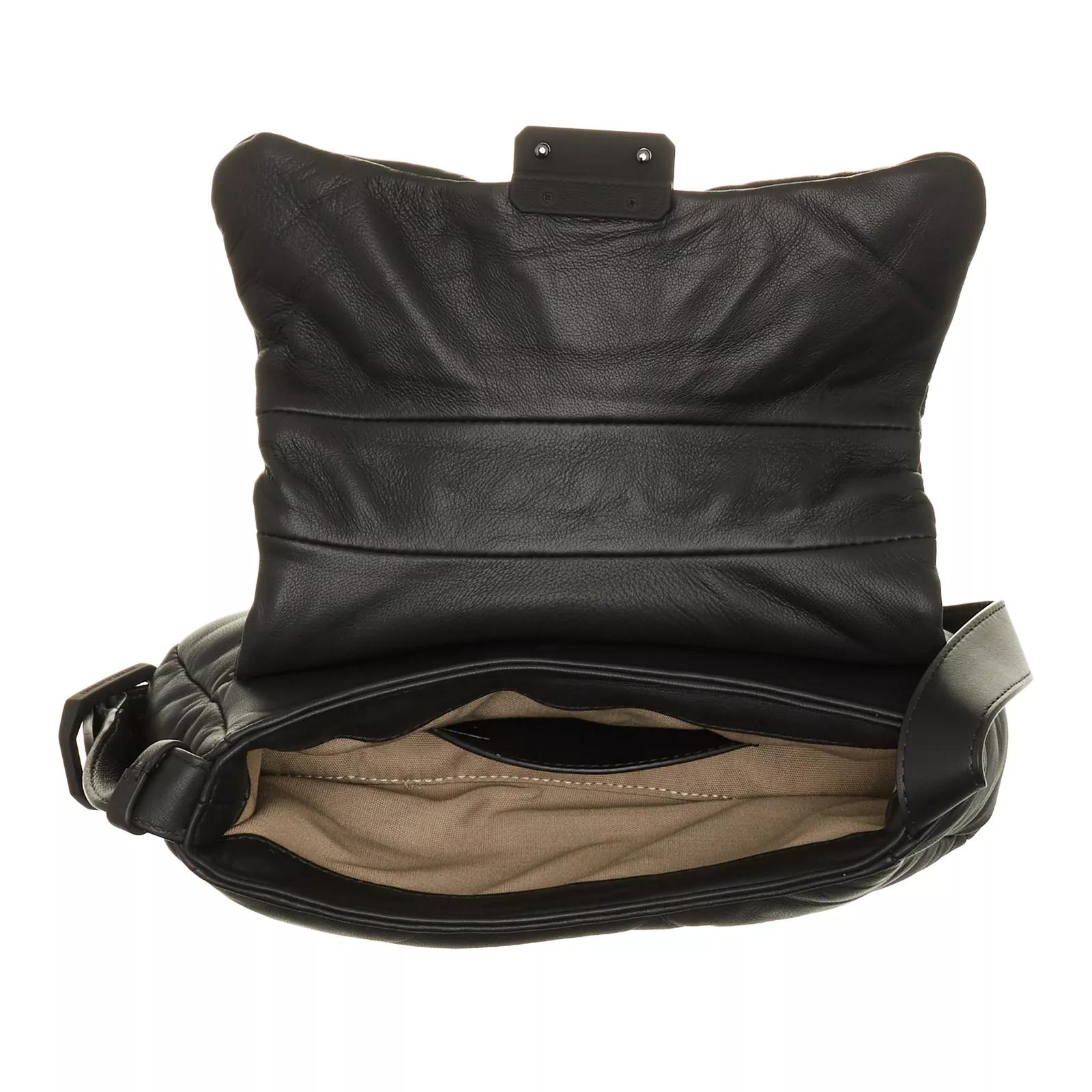 Emporio Armani Pochettes Shoulder Bag M Nappa in zwart