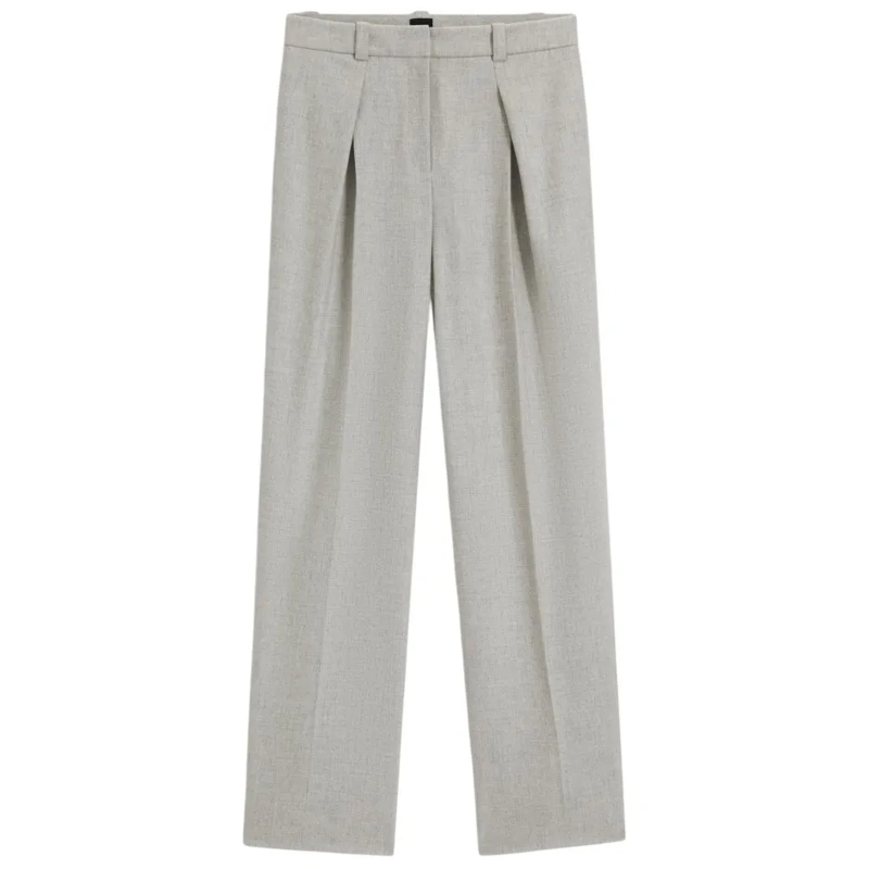 Boss  Taflong Trousers With Regular Waist White