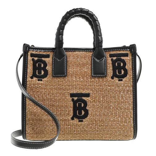 Burberry Freya Mini Tote Bag Natural/Black Tote