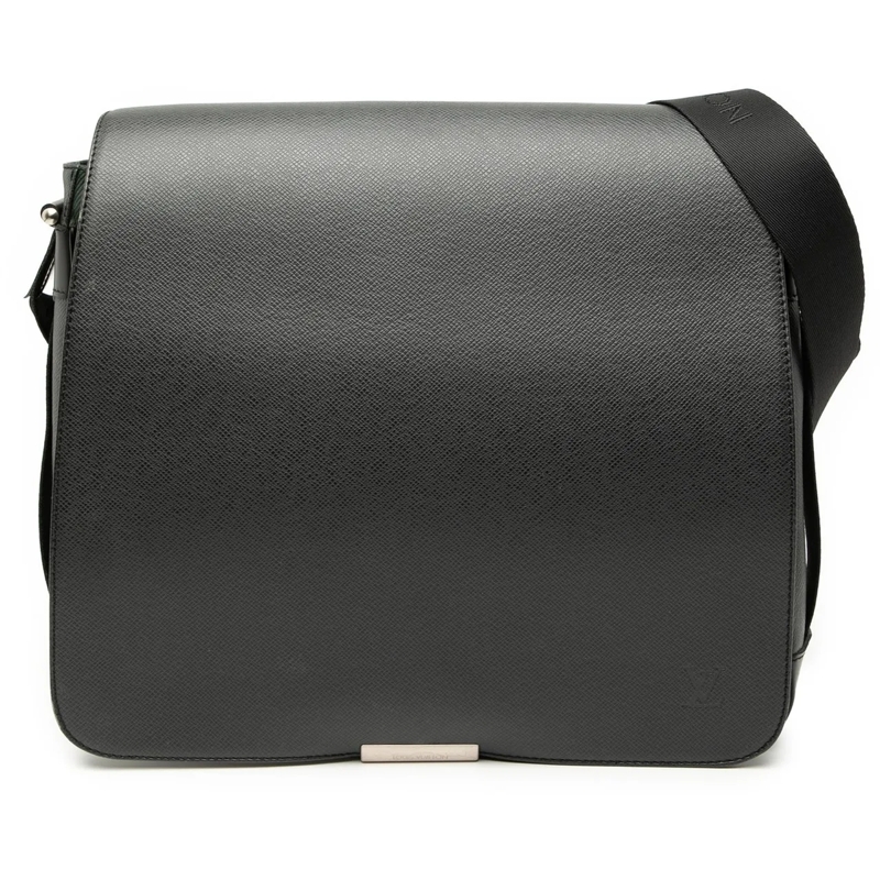 Louis Vuitton Schultertasche Taiga Viktor schwarz