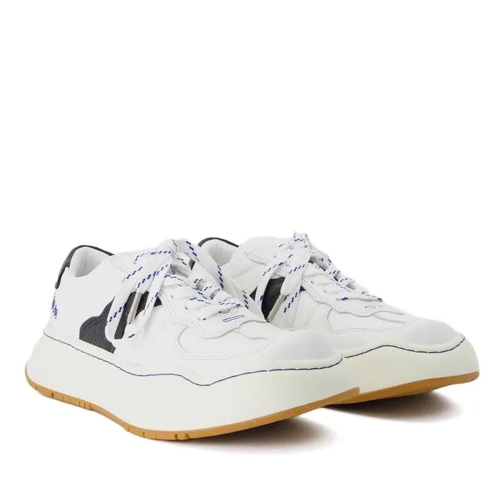 Ader Error Log; Baus Sneakers - Leather - White White lage-top sneaker