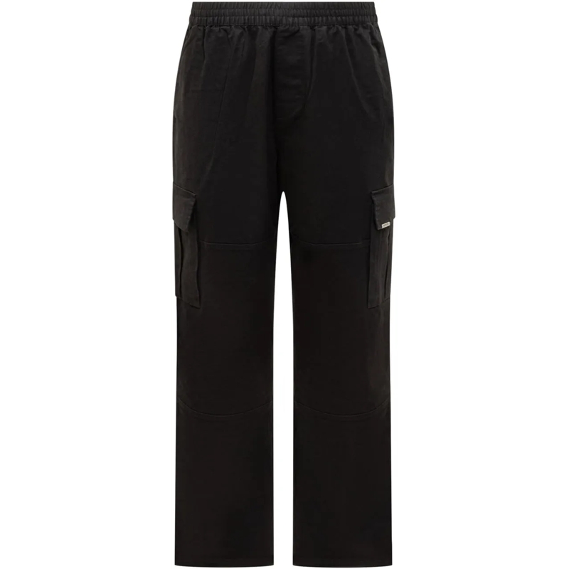 Represent  Represent Pantaloni Cargo Neri con Tasche Laterali schwarz