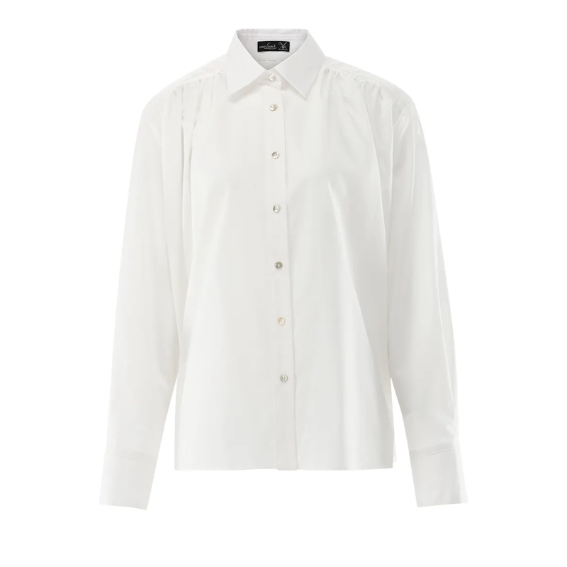 VAN LAACK Bluse Bluse Modern Fit Uni weiss