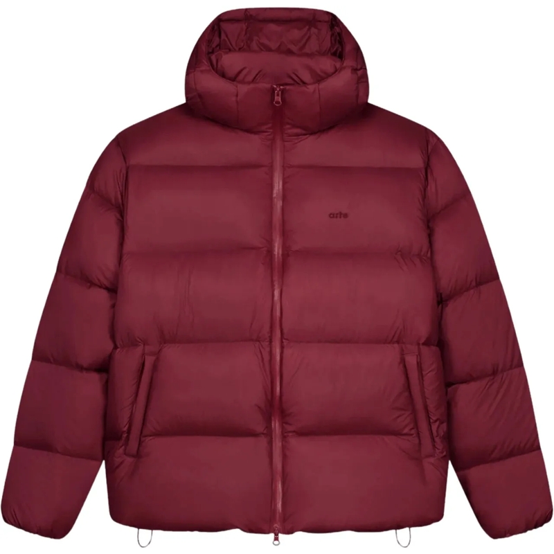 Arte Antwerp Daunenjacke ARTE PUFFER JACKET BURGUNDY rot