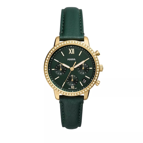 Fossil Neutra Chronograph Eco Leather Watch Green Chronograph
