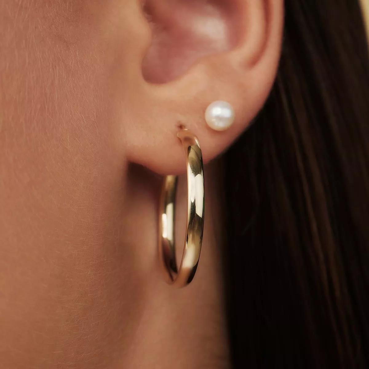 Thumbnail - Isabel Bernard Ohrringe - Rivoli Estrella 14 karat hoop earrings - Gr. unisize - in Gold - für Damen