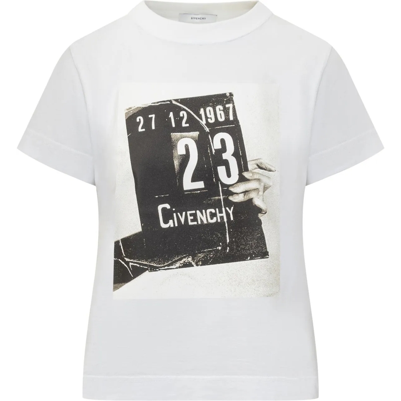 Givenchy T-shirt T-Shirt Stampa Grafica weiß