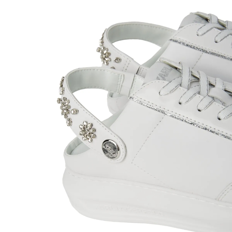Karl Lagerfeld Sneaker basse Kapri Florastone Sling White Lthr(Image 5)