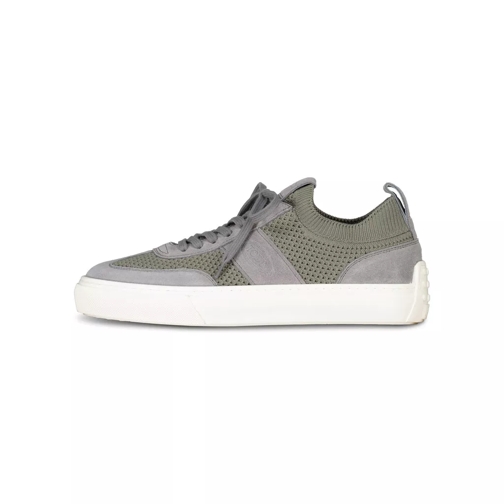 Tod's Sneakers aus Leder & Strick 48104512455002 Grau Low-Top Sneaker