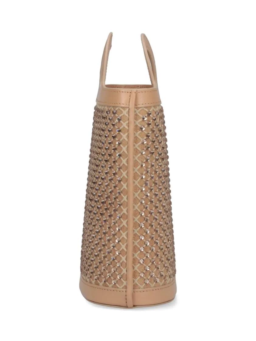 Marni Hobo bags "Tropicalia" Nano Bag Brown in bruin