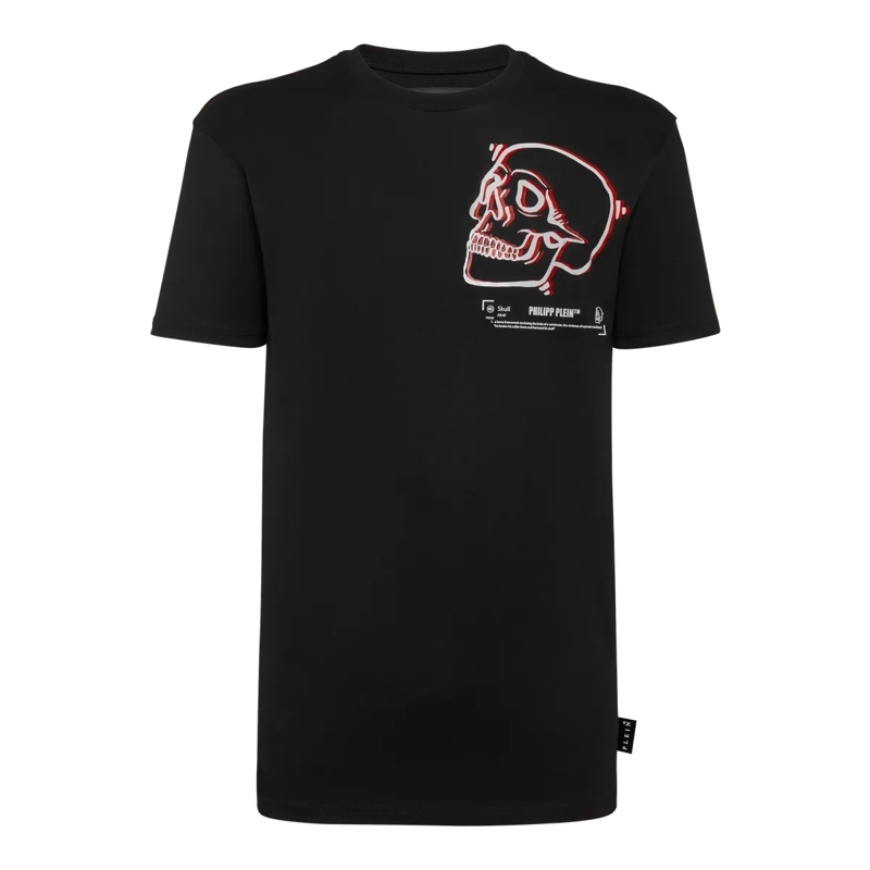 Philipp Plein T-Shirt T-Shirt Rundhalsausschnitt Ss Skull schwarz