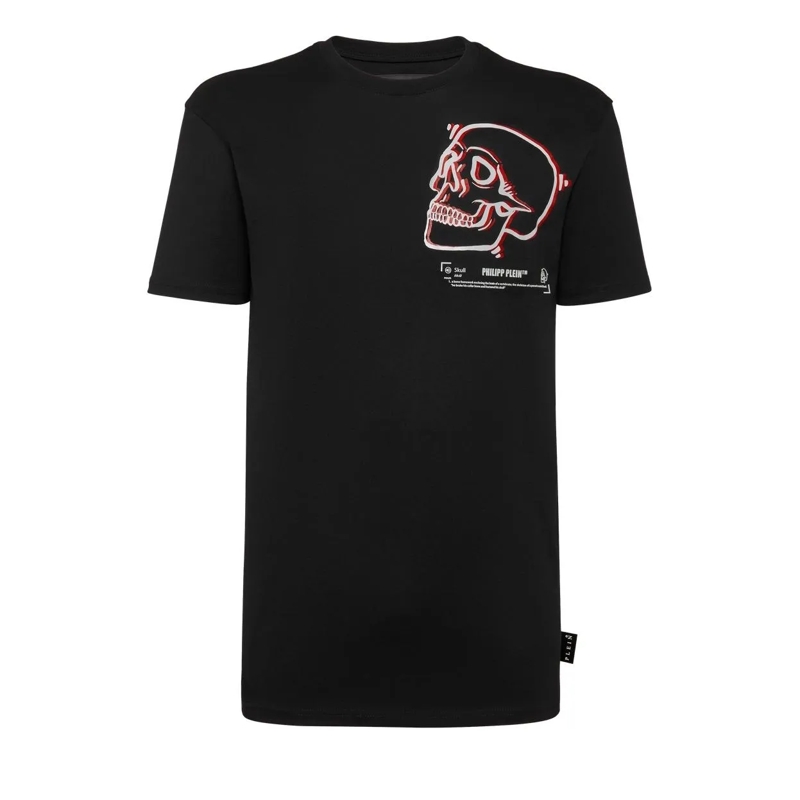 Philipp Plein T-Shirt T-Shirt Rundhalsausschnitt Ss Skull schwarz
