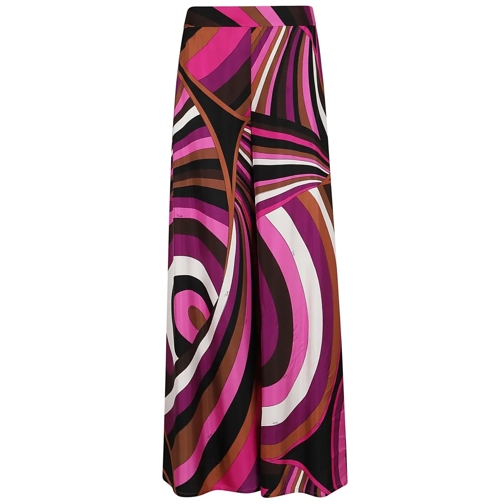 Pucci  Trousers - Silk Twill Multicolor