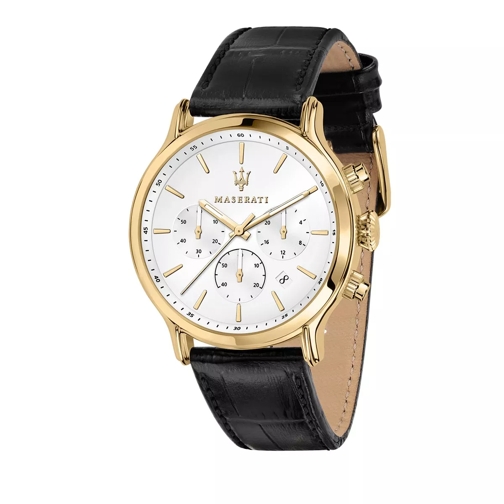 Maserati Watch Epoca 42mm Yellow Gold Cronografo