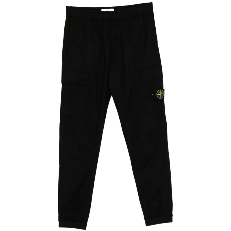Stone Island Jeans mit geradem Bein Trousers Black schwarz