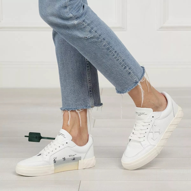 Off-White Low Vulcanized Leather White White | sneaker basse