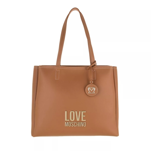 Love Moschino Borsa Bonded Pu  Cammello Shopping Bag
