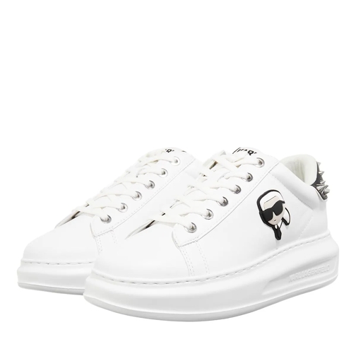 Karl Lagerfeld Kapri Karl Nft Stud Tab White Lthr Low-Top Sneaker