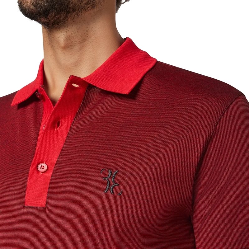 BILLIONAIRE Top Poloshirt Lion rot(Image 4)