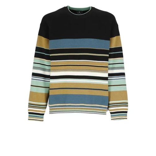 Paul Smith Cotton Striped Sweater Multicolor 