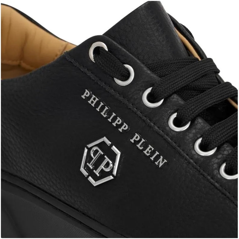 Philipp Plein Low-Top-Sneaker Lo-Top Turnschuhe Hexagon schwarz(Image 5)