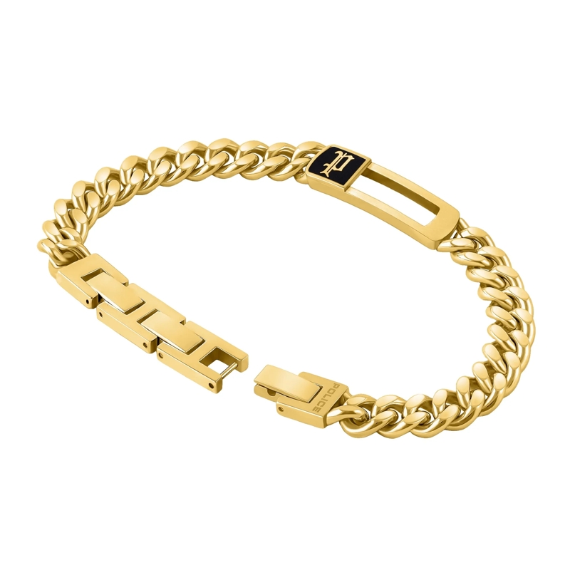 Police Armband Armband Railforge- Herrenarmband- Farbe: silber gold(Image 2)