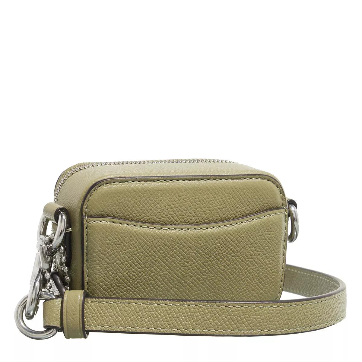 Coach Crossbody bags Crossbody Pouch In Crossgrain Leather in groen