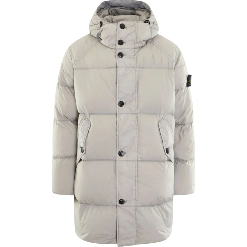 Stone Island Doudoune Heren Real Down Blouson grau