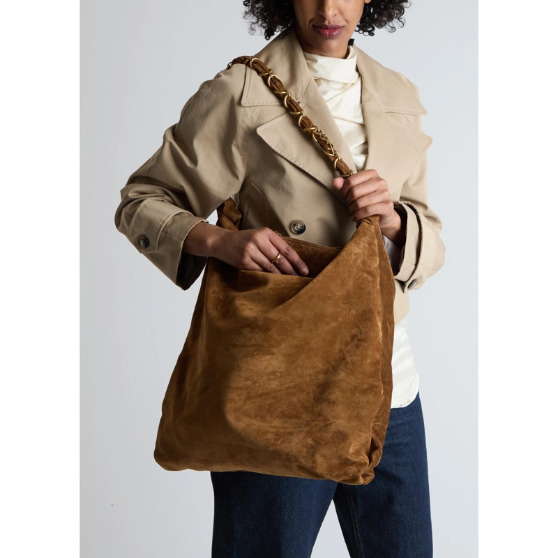 Saint Laurent Hobo Bag Tote Caramel(Image 2)