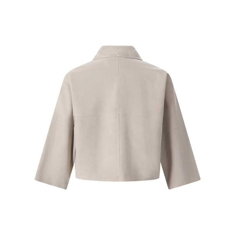 Arma Übergangsjacke Jacke Zhou aus Veloursleder weiß(Image 2)