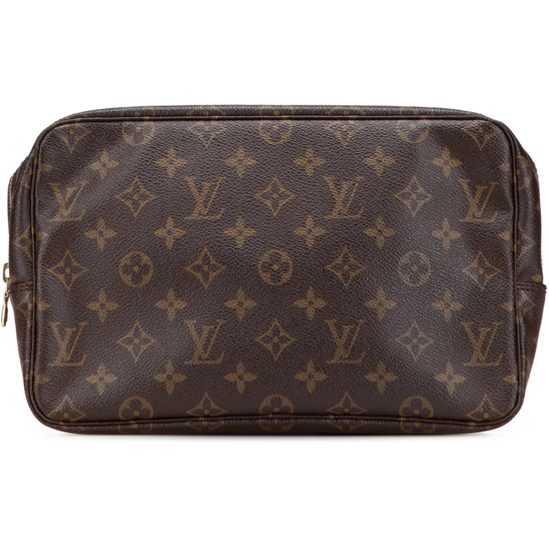 Louis Vuitton Pochette Monogram Trousse Toilette 28 braun