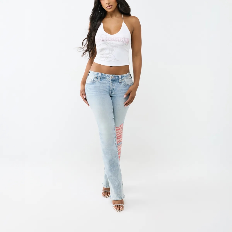 True Religion Top - Camisole Top- Figurbetont- Besetzt mit Zierste weiss(Image 2)