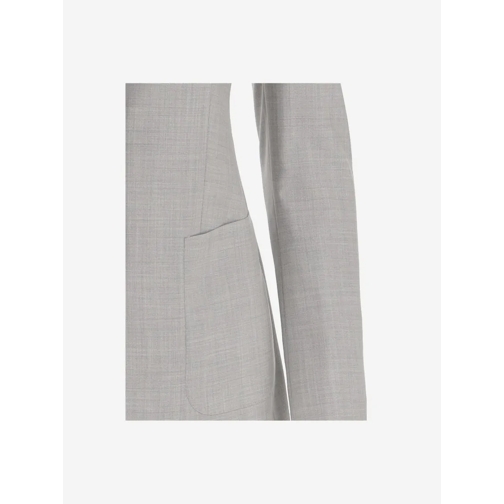 Tagliatore Blazer Virgin Wool Jacket Grey (Image 3)
