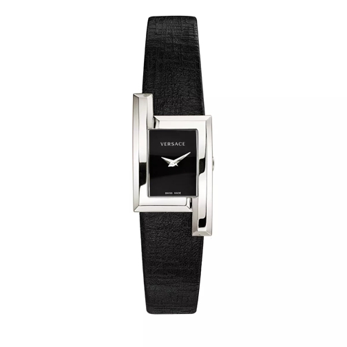 Versace Greca Icon Watch Black Quartz Horloge