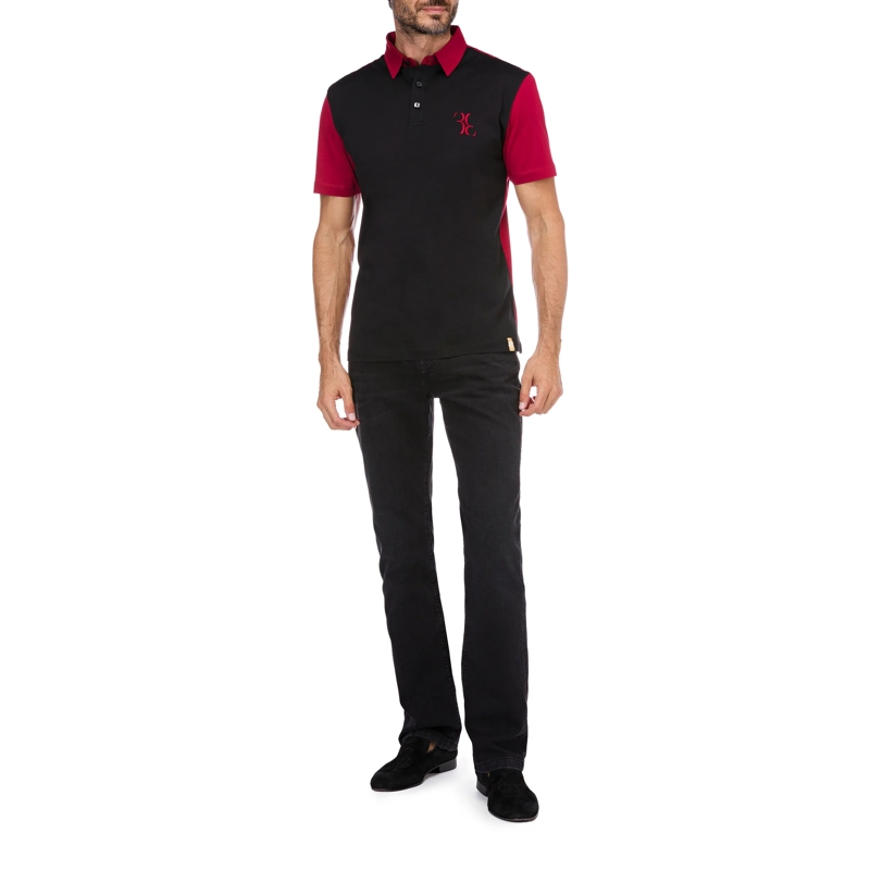BILLIONAIRE Top Poloshirt Double B schwarz(Image 2)
