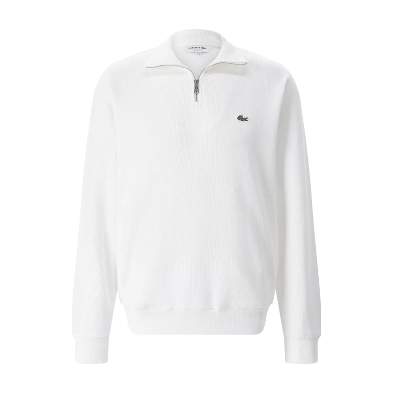 Lacoste  Sweater Rib Interlock Half Zip Dark Navy dunkelblau(Image 7)